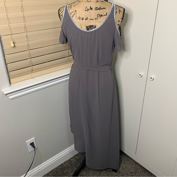 Double Zero Cold Shoulder High Low Dress - Picture 8 of 12